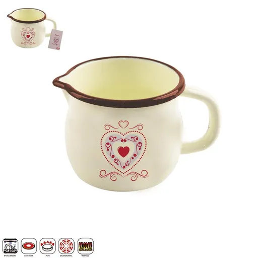 Hrnek smalt belly TONČA 10 cm - ORION