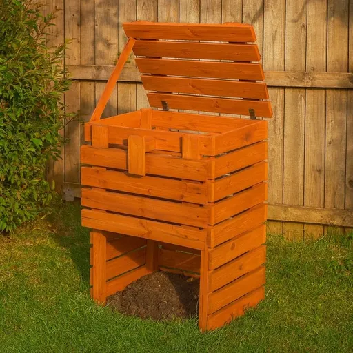 Malý dřevěný kompostér 400 l – česká kvalita
