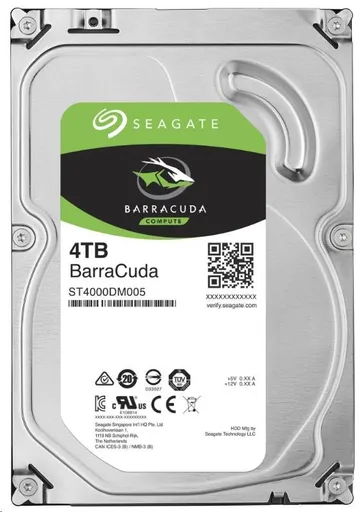 SEAGATE HDD 4TB BARRACUDA, 3.5