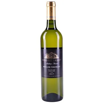 MODRÝ SKLEP Müller Thurgau pozdní sběr 2019, 0,75 l (8594010570162)