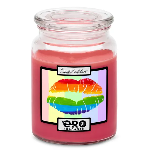 Svíčka LGBT Lips (Vůně svíčky: Višně v čokoládě)