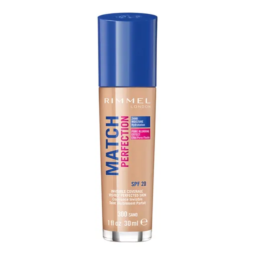 Rimmel Hydratační make-up Match Perfection Foundation 30 ml 300 Sand