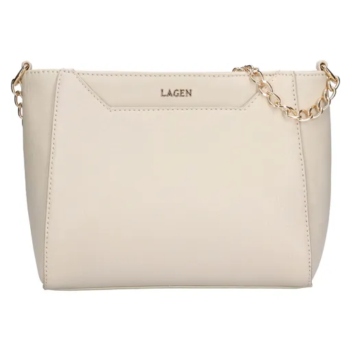 Dámská crosbody kabelka Lagen Kasté - béžová