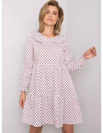 Dámské šaty pruhované Rori RUE PARIS červenobílé