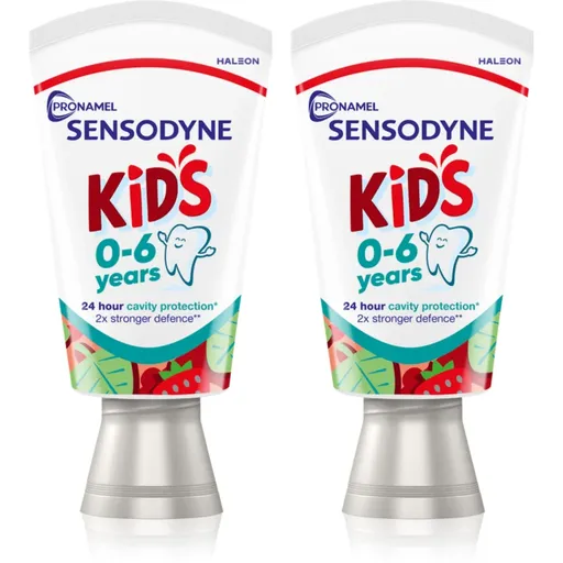Sensodyne Pronamel Kids dětská zubní pasta 0-6 Years 2x50 ml