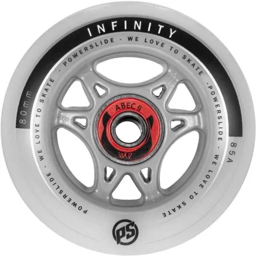 Powerslide KOLEČKA POWERSLIDE INFINITY RTR S LOŽISKY ABEC 9 (4KS) Kolečka na brusle, , velikost
