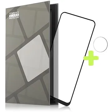 Tempered Glass Protector Rámečkové pro Nokia 5.4, černé + sklo na kameru (TGR-N54-BL)