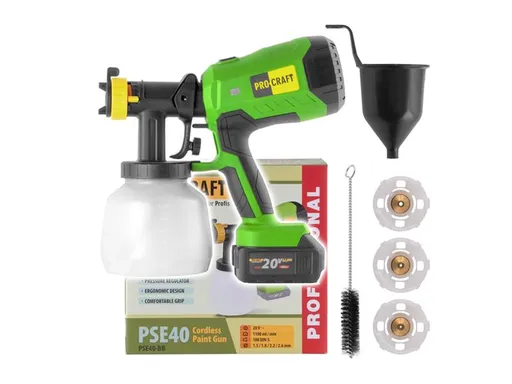 Pistole stříkací AKU PROCRAFT PSE40bb bez akumulátoru