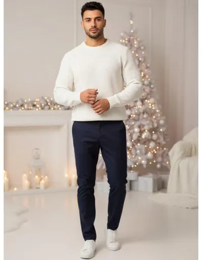 Pánské kalhoty tmavě modré