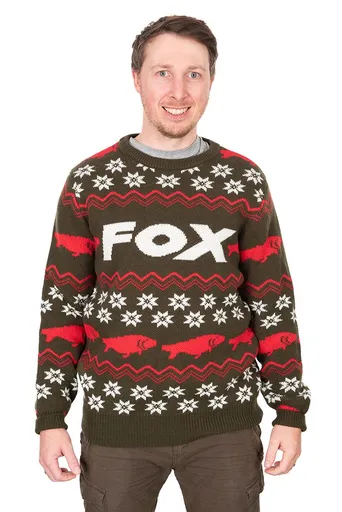 Fox Svetr Xmas Jumper - XL,Fox Svetr Xmas Jumper - XL