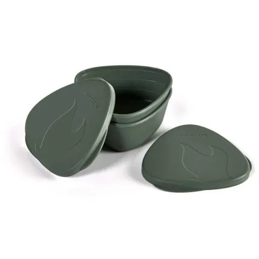Light my fire SNAPBOX ORIGINAL 2-PACK Cestovní krabička, tmavě zelená, velikost