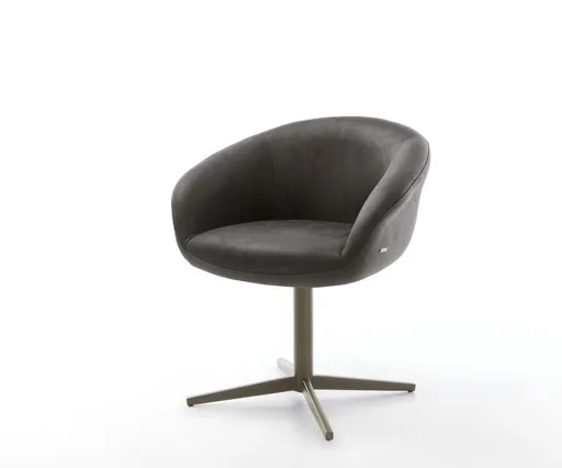 Jídelní židle Vinka-Flex s područkami antracitová podnož