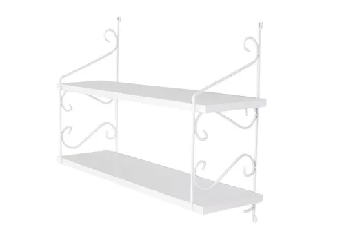 Nástěnná police Seramoni 2'li - Shiny White