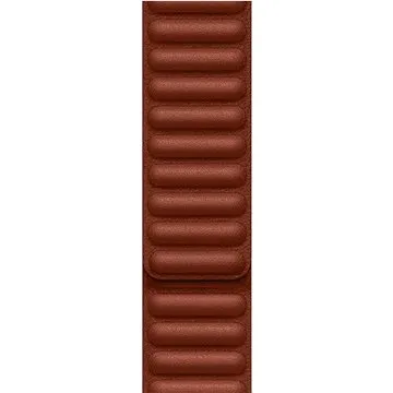 Apple Watch 41mm cihlově hnědý kožený tah - M/L (MP823ZM/A)