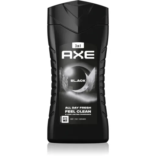 Axe Black sprchový gel na obličej, tělo a vlasy 250 ml