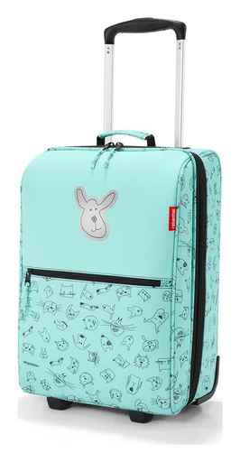 Kufr pro děti Reisenthel Trolley XS Kids Cats and dogs mint