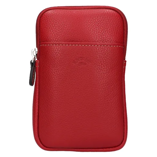 Dámská kožená kabelka na mobil a doklady Katana Anastesa - červená