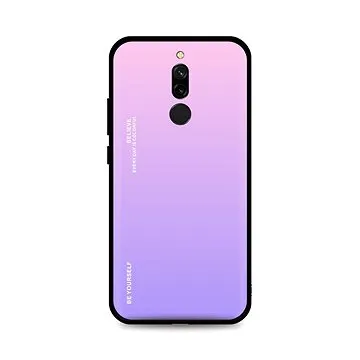 TopQ Kryt LUXURY Xiaomi Redmi 8 pevný duhový růžový 93933 (93933)