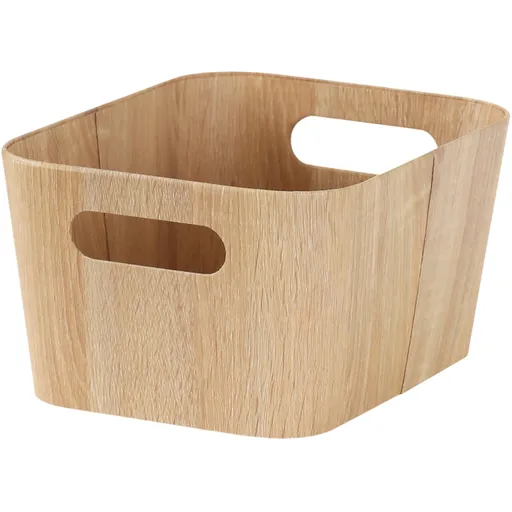 Kitchisimo Sada 2 úložných košíků 31 × 23 × 16 cm, přírodní, L