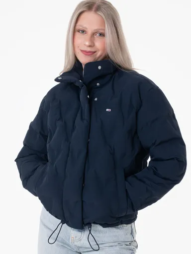 Tommy Jeans dámská tmavě modrá bunda DW0DW18546 M