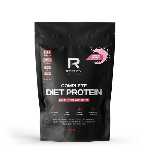 Reflex Nutrition Complete Diet Protein jahoda a malina 600 g