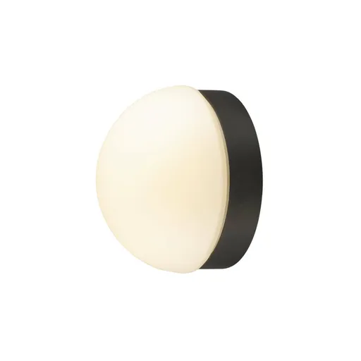 BIG WHITE (SLV) CYFT DOME nástěnné a stropní svítidlo pro povrchovou montáž, 2700/3000/4000 K, 6,5 W, PHASE, černá / mléčná barva 1008944