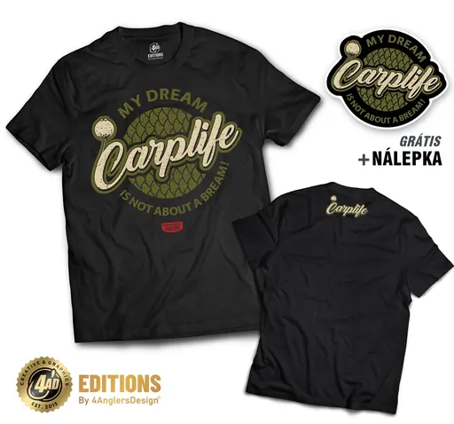 4anglersdesign tričko carplife - xxxl