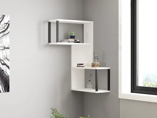 Nástěnná police Lecco - White