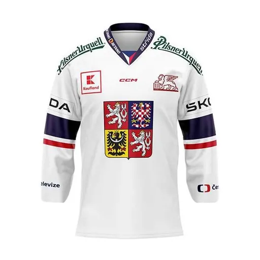 Střída DRES ZÁPASOVÝ ČR Zápasový dres, bílá, velikost