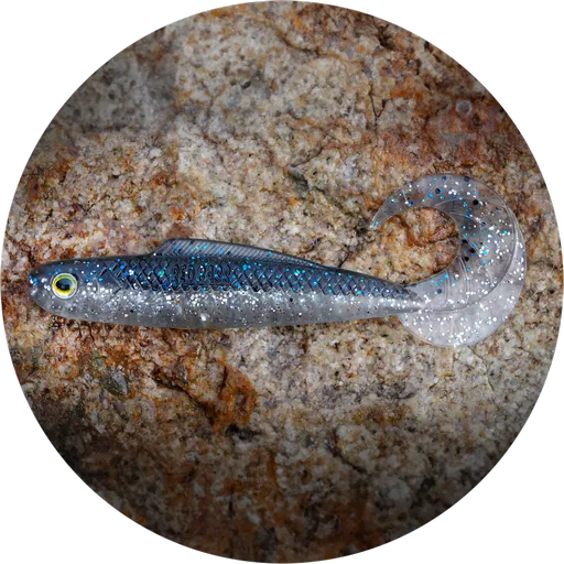 Redbass gumová nástraha twister kixter super natur - xs 45 mm