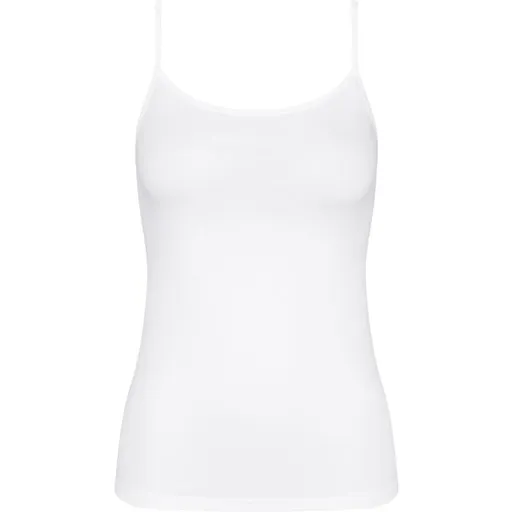 TRIUMPH SENSE OF COTTON Dámský tílkový top, bílá, velikost