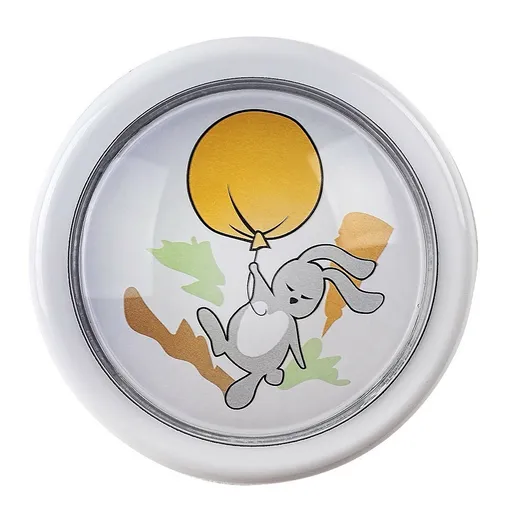 Rabalux 76073 dětské push light noční osvětlení Hopply - zajíček a balon, 0,3W, 5lm, 6000K