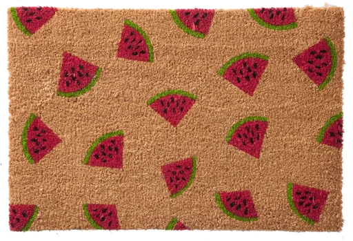 Rohožka z kokosových vláken s motivem melounu - 60*40*1,5 cm 82273 meloun