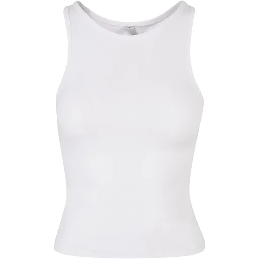 Build Your Brand Dámský top Racer Back - Bílá | XS