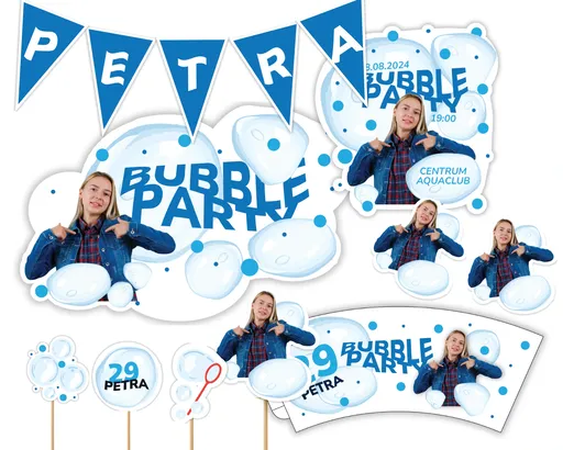 Personal Personalizovaný narozeninový set - Bubble party
