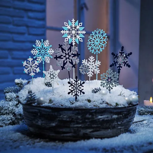 Weltbild Zahradní zápich Ledové květy, sada 10 ks