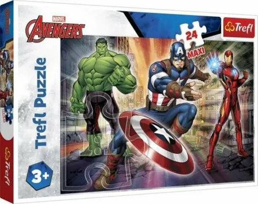 Trefl Puzzle Avenders - Ve světě Avengers MAXI 24 dílků