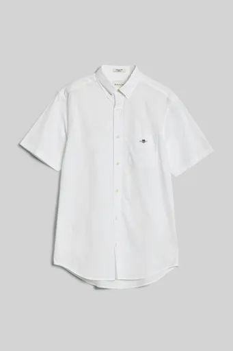 KOŠILE GANT REG CLASSIC POPLIN SS SHIRT WHITE