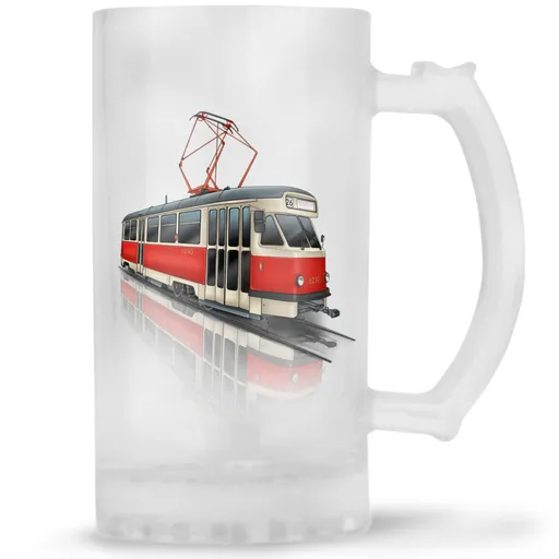 Korbel Tramvaj T2 – červená