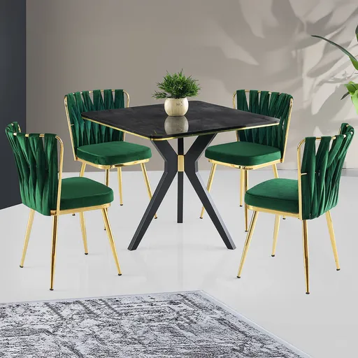 Jídelní stůl Kare Ikon Black Gold