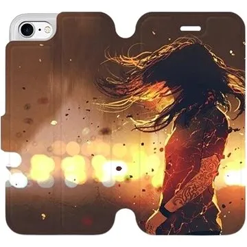Flipové pouzdro na mobil Apple iPhone 7 - MA02S Tetovaná dívka (5903226144570)