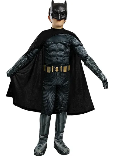 HeliumKing Dětský kostým Batman Deluxe - Justice League Velikost - děti: M: 105 - 116 cm