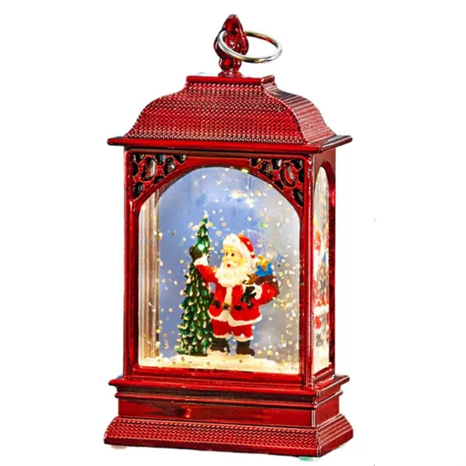 Vánoční lucerna se třpytkami