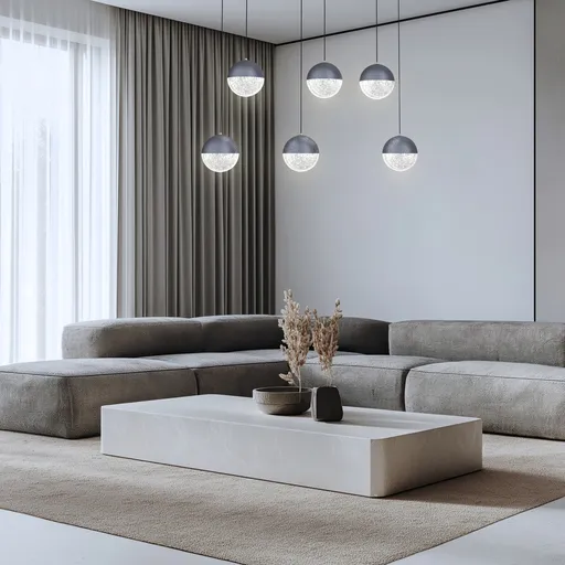 Stropní závěsná lampa Apeti Furni černá 4000K