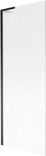 MEXEN/S Next L vanová zástěna FIX 70 x 150, proužky, černá 895-070-000-03-09-70