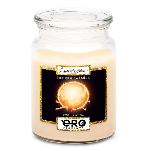 Svíčka Nejlepší řasařka pod sluncem (Vůně svíčky: Vanilka)