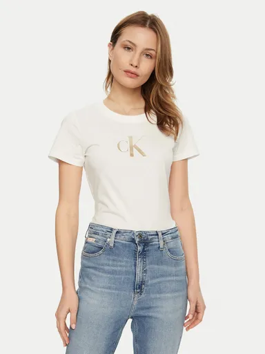 Calvin Klein dámské bílé tričko J20J224982 XS
