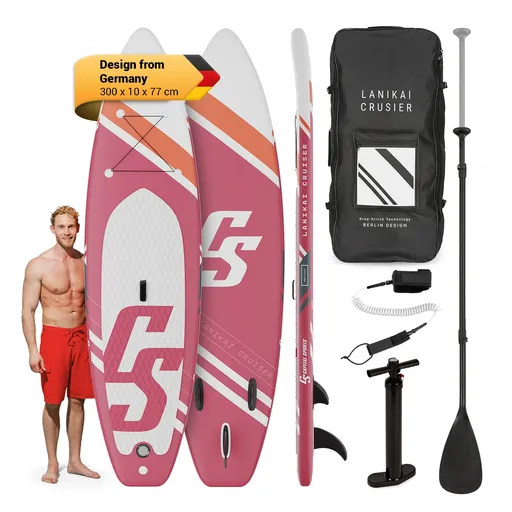 Capital Sports Lanikai Cruiser 9.8, nafukovací paddelboard, souprava se SUP deskou, 305 × 77 × 10