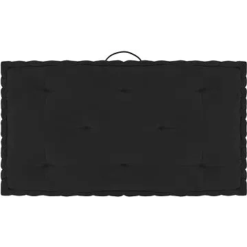 Poduška na nábytek z palet černá 73×40×7 cm bavlna 324682 (324682)