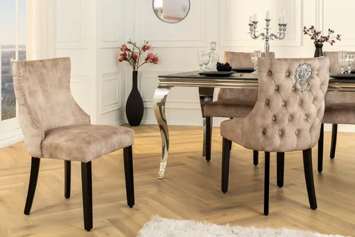 Chesterfield jídelní židle 2 ks FRIXON Dekorhome